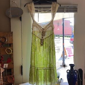 Free People Knitted Top Sun Dress